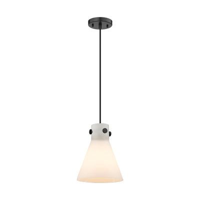 Newton Cone 1 Light Cord Hung Pendant