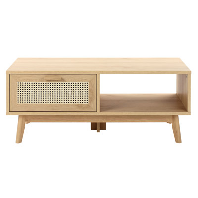 Elie Four Leg Coffee Table with Storage