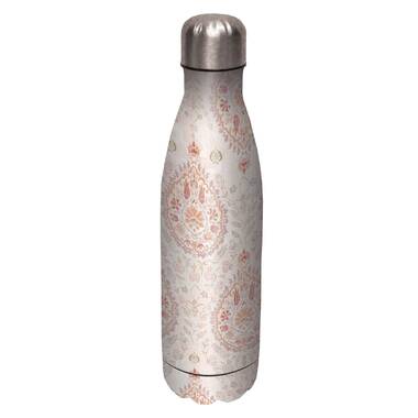 Floral Rose Gold Water Bottle