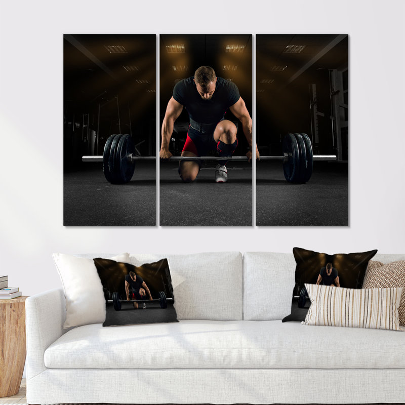 Oradell - ensemble de reproduction d'art aérobique et de musculation, H 32 po x l 48 po
