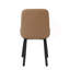 Chaises de salle à manger rembourrées en similicuir avec pieds en métal Modern Minimalist-1969625903
