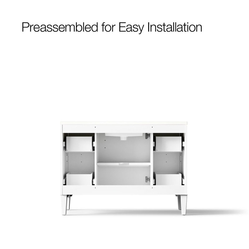 Southerk 48-In Bathroom Vanity Set, White