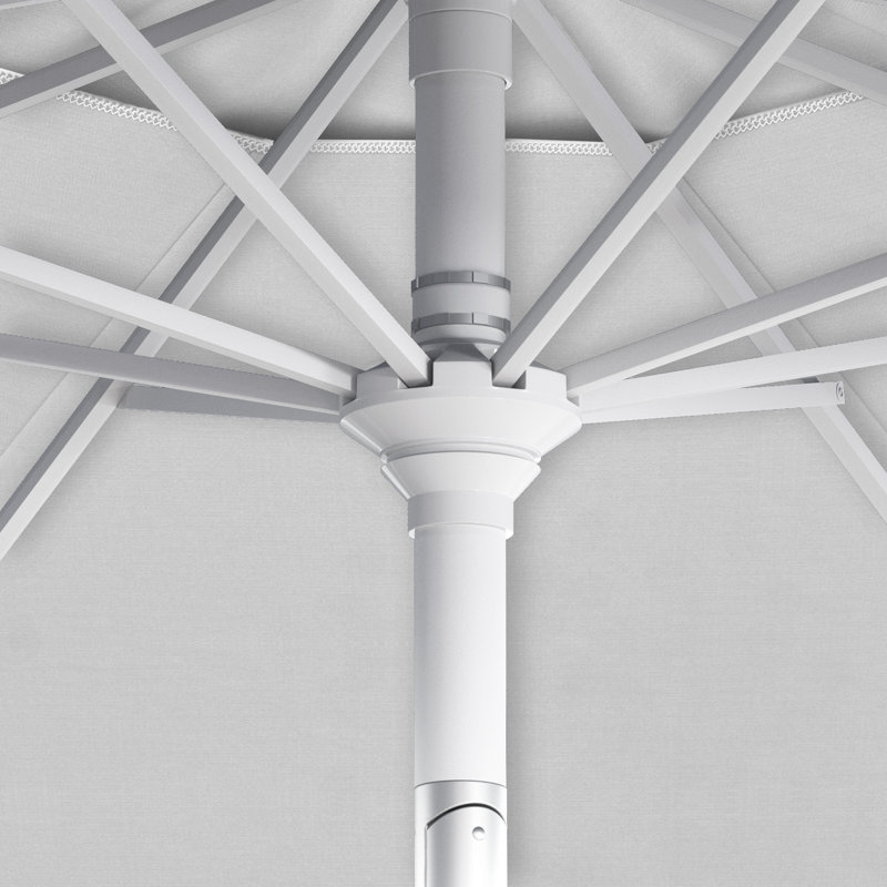 Calline 108'' Umbrella, White - Olefin