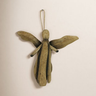Rustic Hanging Angel (Set of 2)