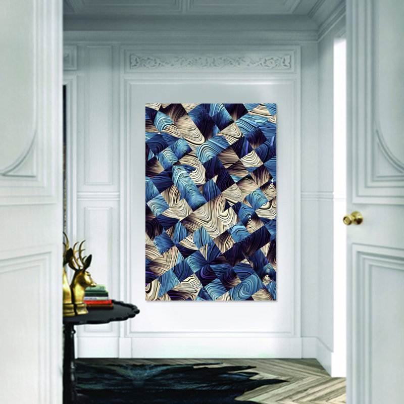 The pieces-impression d’art graphique, H 16 po x l 20 po x 1,5 po, Acrylique