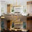 10 - Light Dimmable Kitchen Island Modern Linear Chandelier