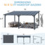 Mandalc Pergola with Canopy-182264087-182264082