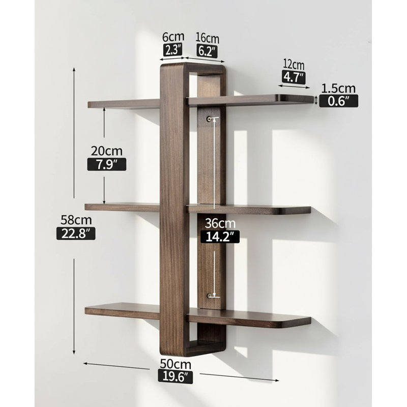 Floating Shelf, Brown