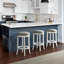 Tabouret de bar pivotant Farzin-1213727337