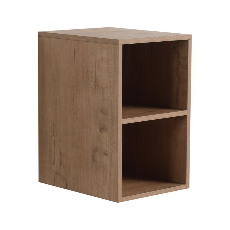 12 Inch Small Wall Mounted Storage Shelves, Bathroom Storage, Plywood, Imitative Oak