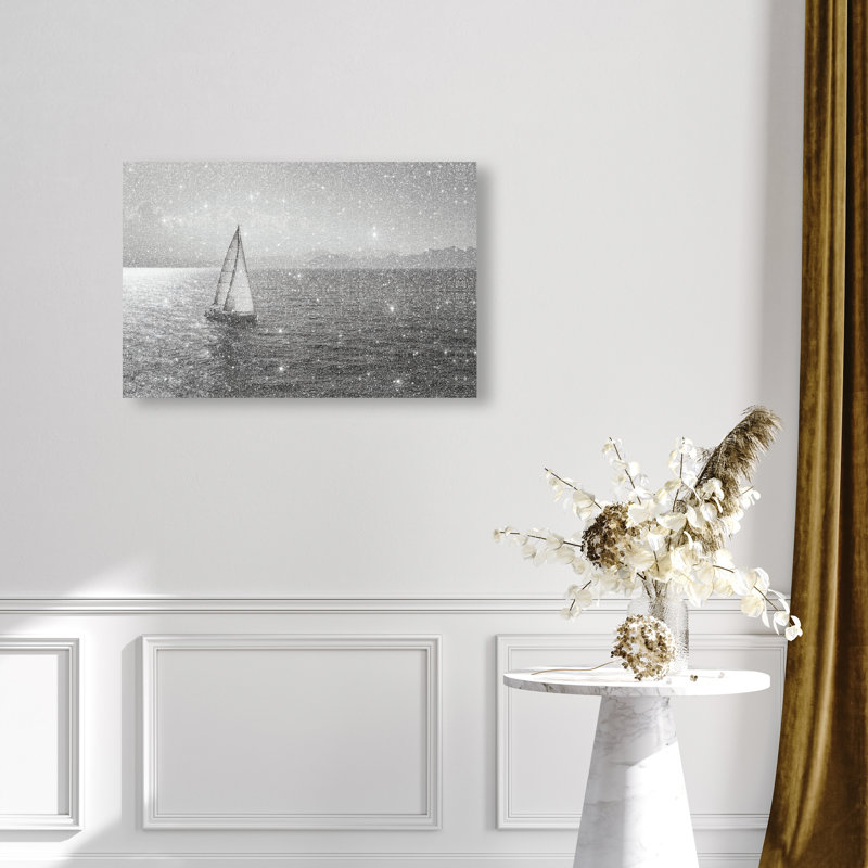 Edge Of Silence Print by Oliver Gal, 10"H x 15"W, Gallery Wrapped