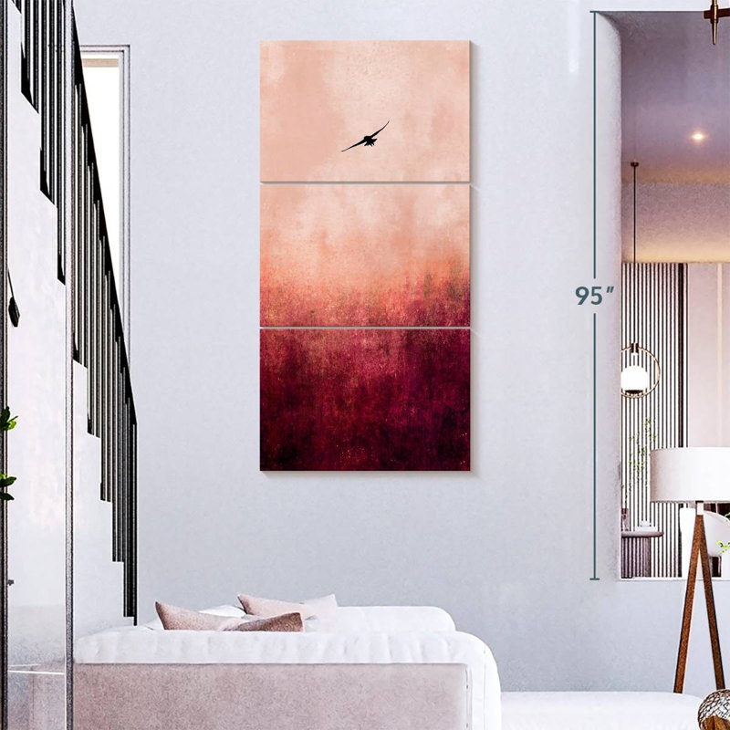 Rise Like A Phoenix, 75" H x 36" W