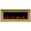 The Sideline Deluxe Gold Smart Electric Fireplace-89263421