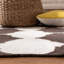 Tapis géométrique tissé à la main à motif banane en soie / laine / coton Rodgers-1722507086