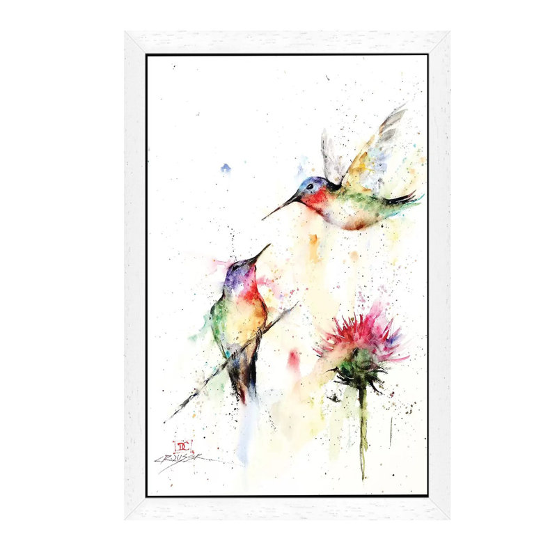Stopping by Dean Crouser - Floater Frame Print on Canvas, 101.6 cm H x 66.04 cm W, White Framed