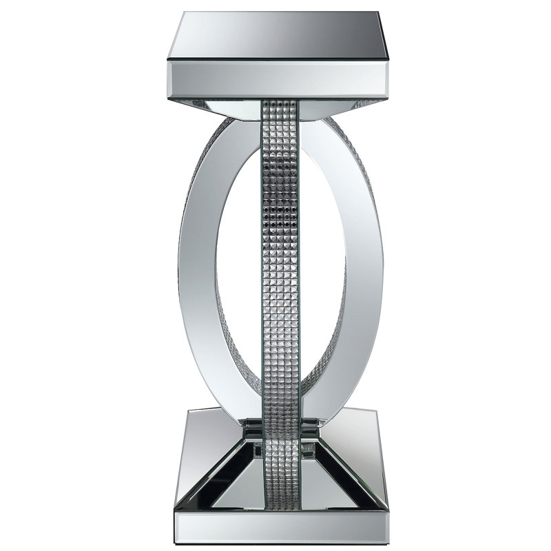 Empire Silver Square Side End Table