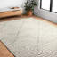 Tapis ivoire à motif géométrique Divers-539337380