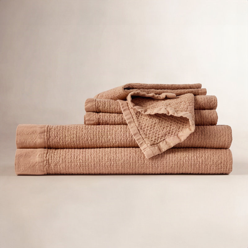 Adriatic Organic Towel Set, Ginger