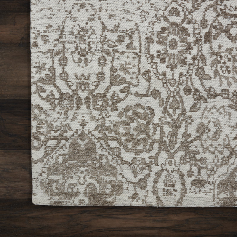 Tapis ivoire Gwenn, Tapis de couloir 2 pi 3 po x 7 pi 6 po