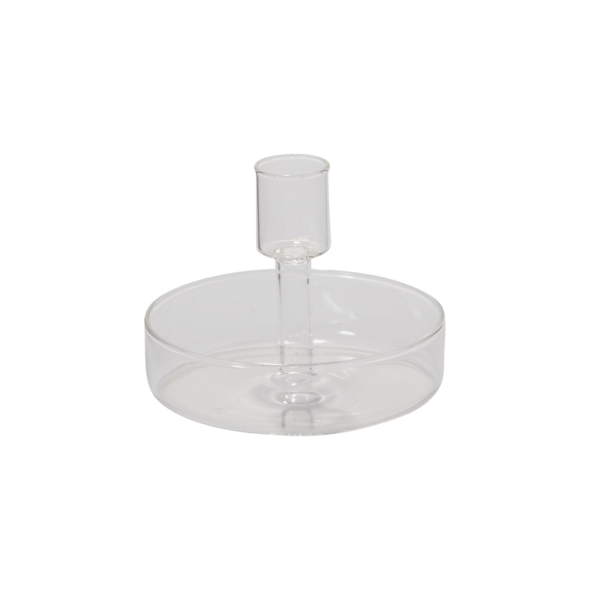 Ianthe Candleholder, 3.5" H x 4.25" W x 4.25" D