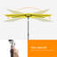 Parasol de marché rectangulaire 120 po x 78 po Donyea-490091946