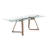 Breck Extendable Glass Top Dining Table