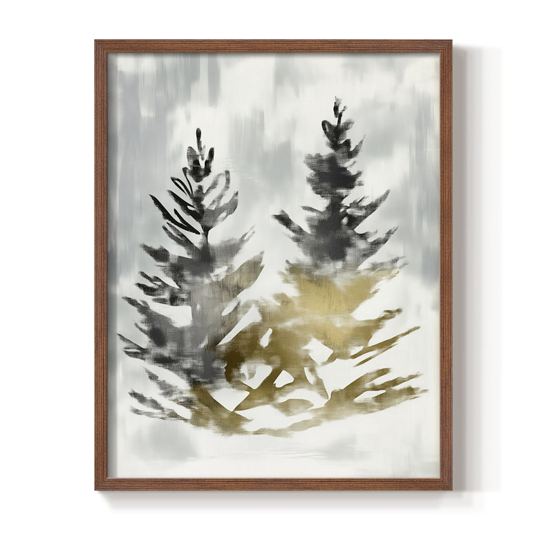 Reproduction encadrée - bois massif, Noyer, H 11 po x l 9 po