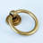 Soho 1-9/16" Diameter Ring Knob in Aged Brass