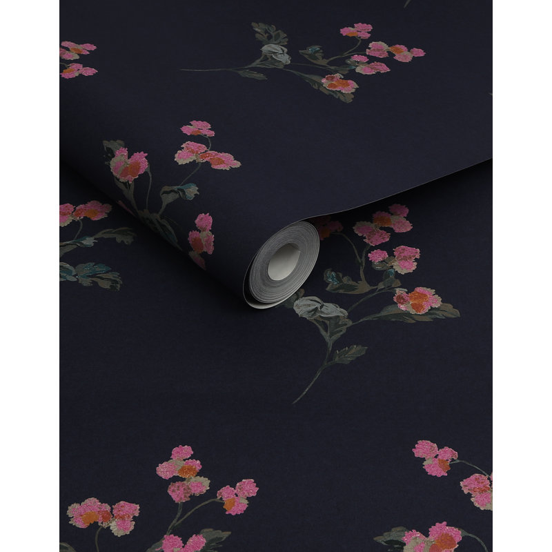 Joules Swanton Floral Midnight Wallpaper