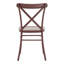 Ensemble de table de salle à manger et de chaises en métal à dossier en X de 70 po Devan-37641911-37641908