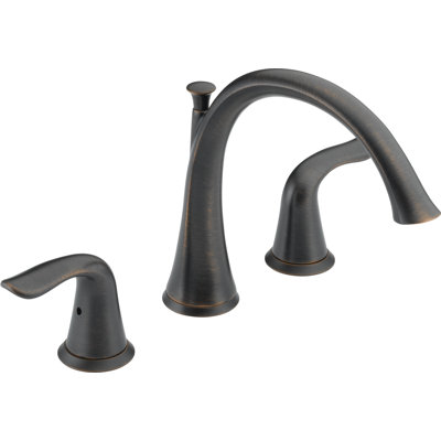 Lahara Double Handle Deck Mounted Roman Tub Faucet Trim