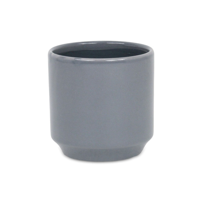 Pot à fleurs Lytchett, gris, H 5 po x l 5 po x P 5 po