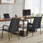 Faux Leather Armchair With Metal Base-766545632