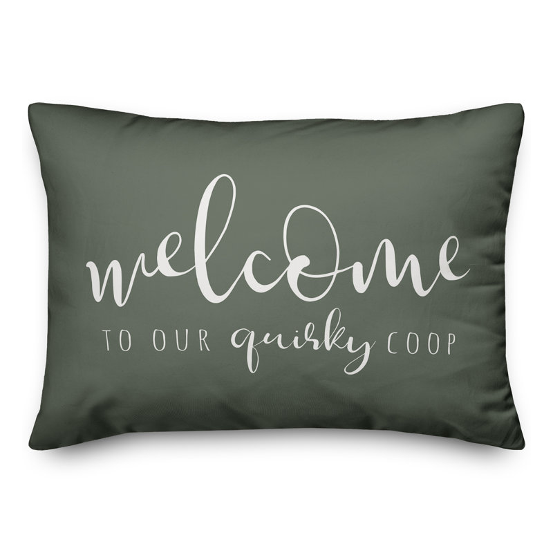 Coussin décoratif intérieur / extérieur en polyester , H 18 po x l 25 po, Sauge