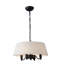 Lustre tambour 4 lumières pour îlot de cuisine Narcho