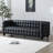 Latitude Run® Chic Vegan Leather, Cube-Tufted Sofa-1820623976