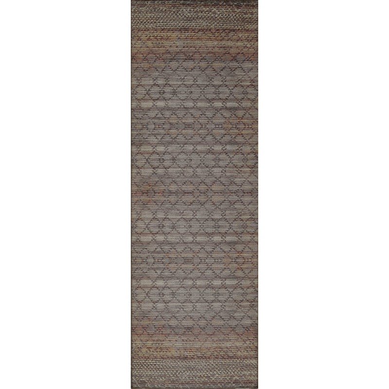 London Earthtone Diamonds Area Rug, Rectangle 7'6" x 9'6"