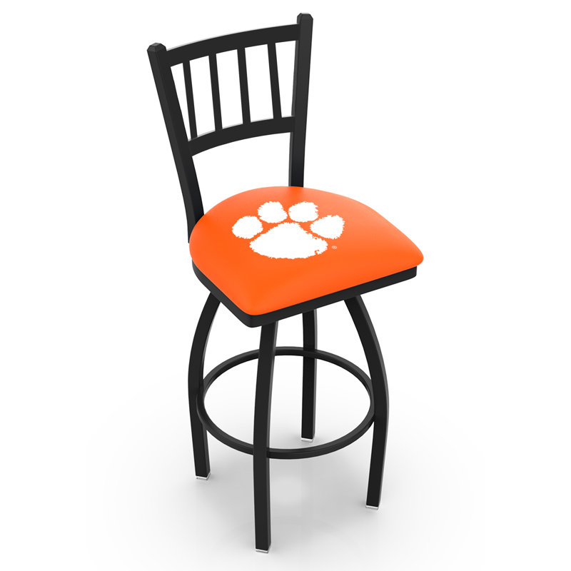 NCAA Swivel 25" Counter Stool, 30" Height, Clemson
