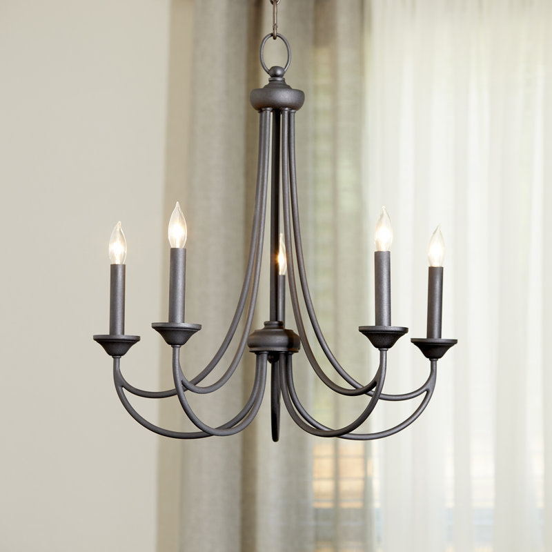 Lustree 5 lumières façon bougie/classique Polito