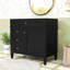 Meuble-lavabo de salle de bain sans lavabo supérieur, armoire de rangement de salle de bain avec 2 tiroirs et un tiroir basculant-114498805-114498804
