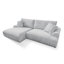 Melvano 4 Seater Corner Sofa-135280145-135280147