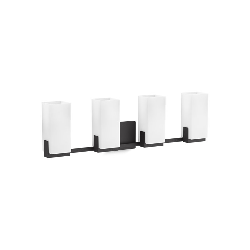Honesty Four-Light Sconce, Matte Black