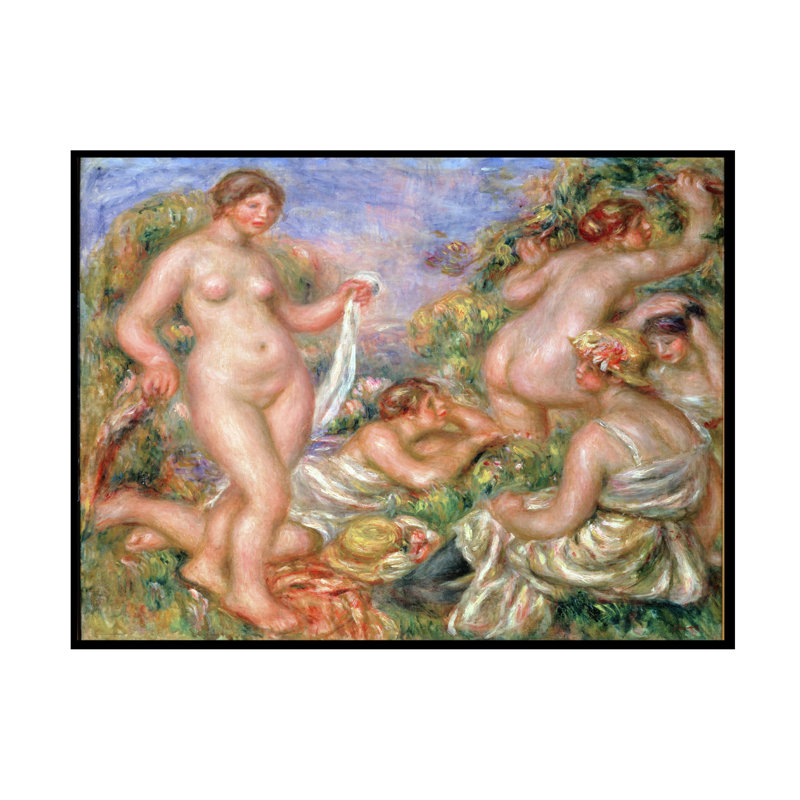 «Pierre Auguste Renoir Bathers, C.1918, art sur toile, H 14 po x l 19 po