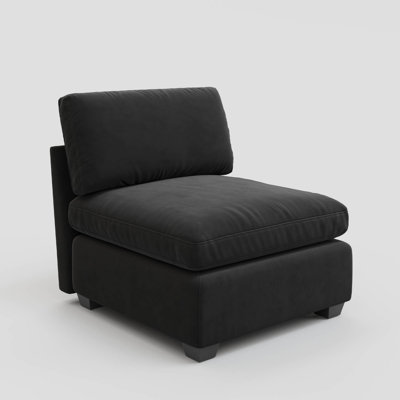 Knopp Velvet & Plush Wide Corduroy Single Chair Seat Of Modular Sofa