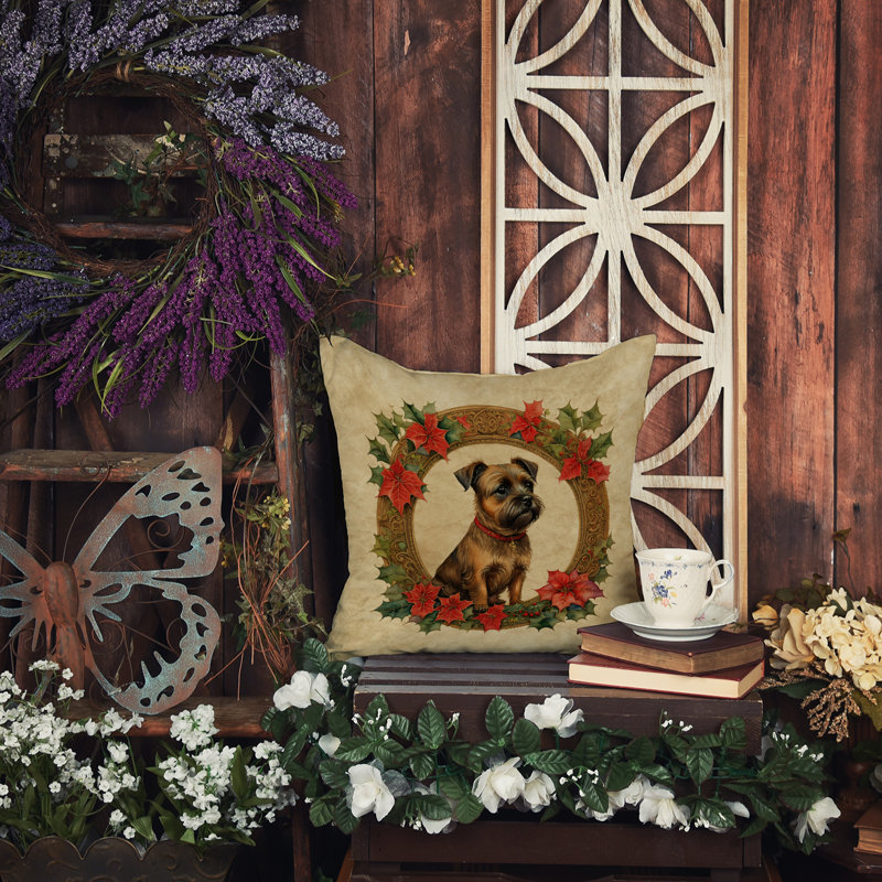 Coussin Christmas, 14 po x 14 po, Carré
