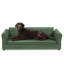 Canapé-lit rectangulaire pour chien avec dossier et accoudoirs-1005249724
