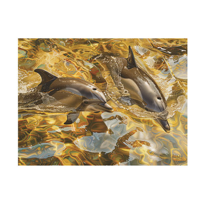Michael David Ward Golden Sea Canvas Art
