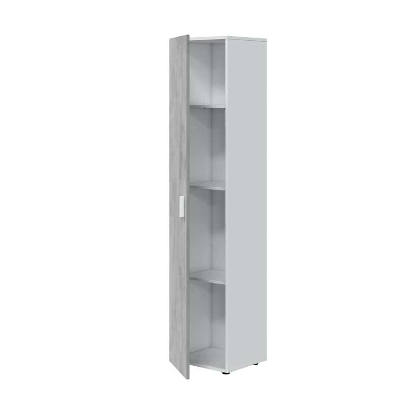 Reno Auxiliary Cabinet With 1 Door And 3 Shelves, Tall Column Cabinet, 41X37H182 Cm