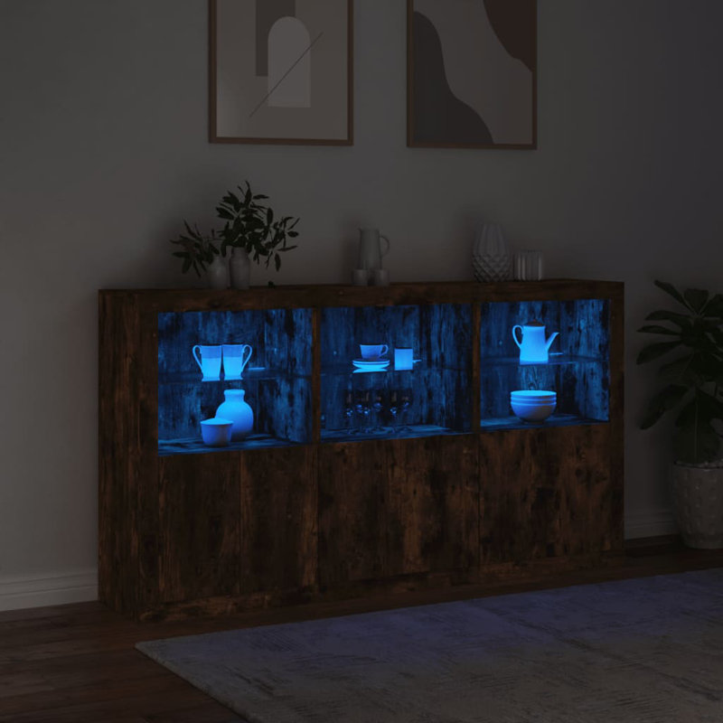 Azrien 181.5cm Sideboard, Smoked Oak