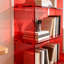 Bibliothèque rouge en acrylique transparent-707142985